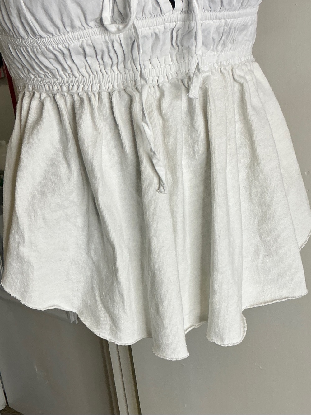 Free People White Scarlett Babydoll Cami Top Size XS - Picture 4 of 12